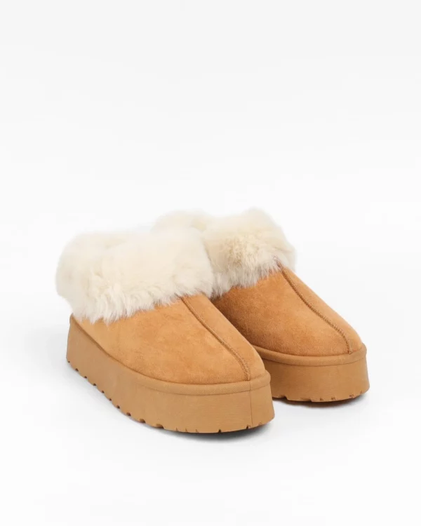 Chaussons Semelles Épaisses - Camel – Image 3