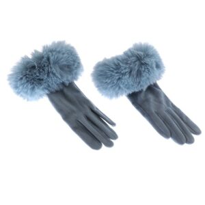 Gants Caresse Royale - Bleu Ciel