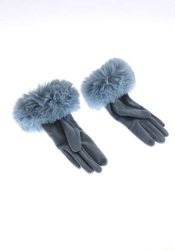 Gants Caresse Royale - Bleu Ciel – Image 2