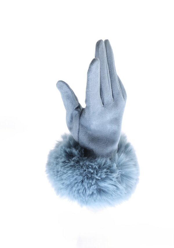 Gants Caresse Royale - Bleu Ciel – Image 4