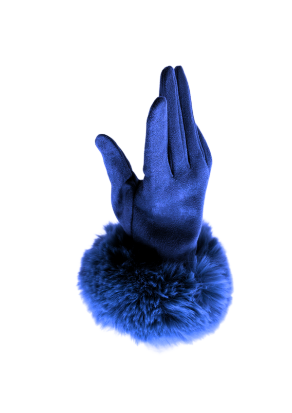 Gants Caresse Royale - Bleu Roi – Image 2