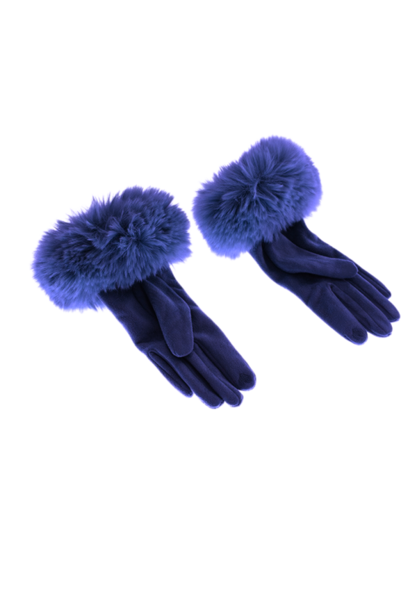 Gants Caresse Royale - Bleu Roi – Image 3