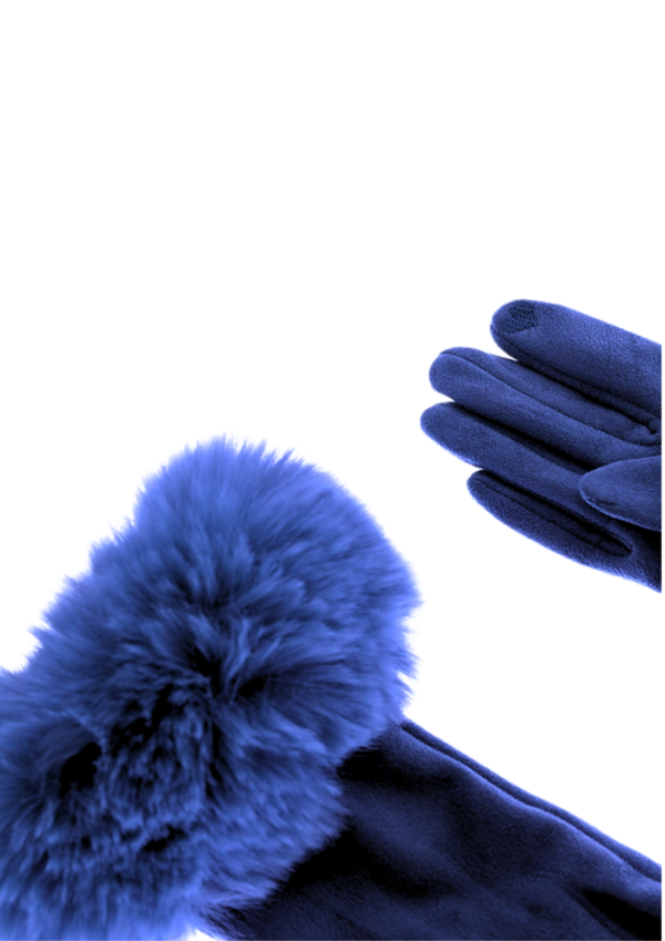 Gants Caresse Royale - Bleu Roi – Image 4