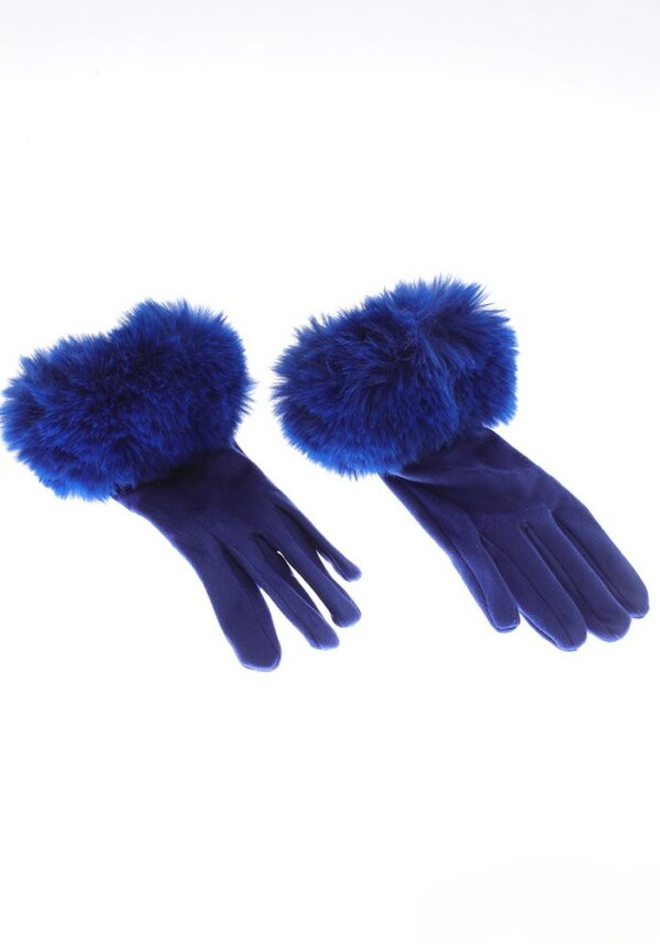 Gants Caresse Royale - Bleu Roi