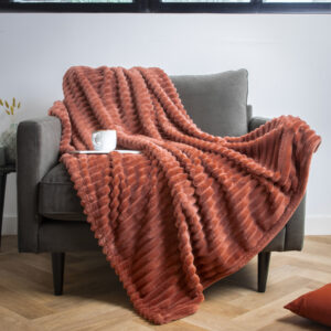 Plaid Cocon Douillet (150) - Terracota