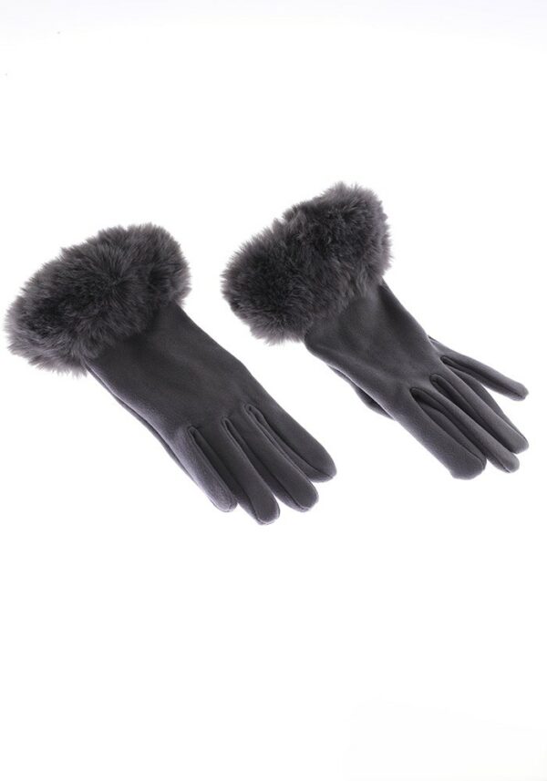 Gants Caresse Royale - Gris Foncé