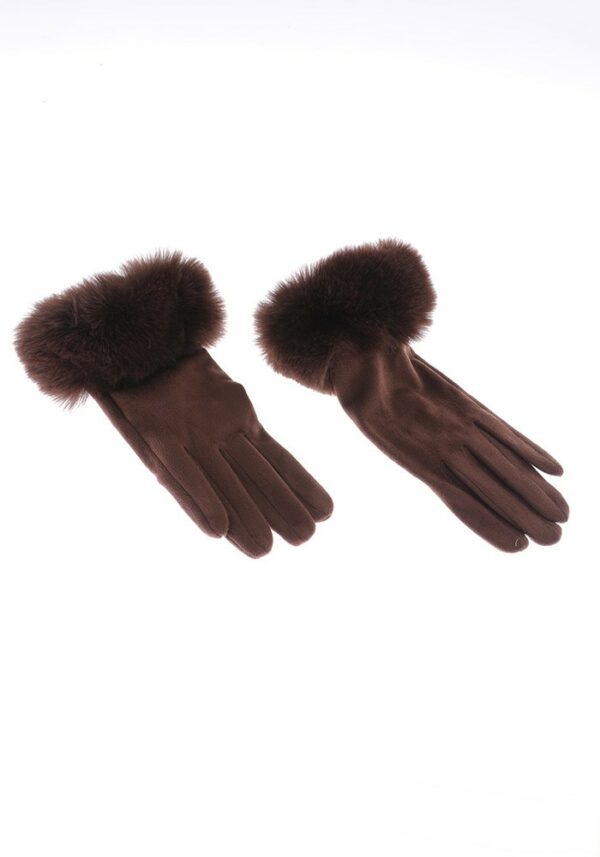 Gants Caresse Royale - Marron Foncé