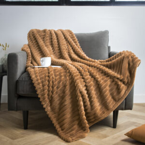 Plaid Cocon Douillet (150) - Caramel