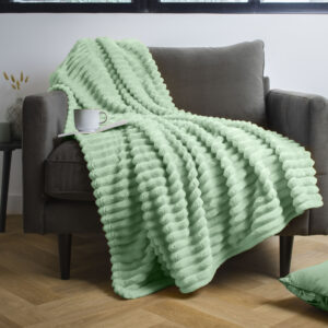Plaid Cocon Douillet (150) - Vert Sauge