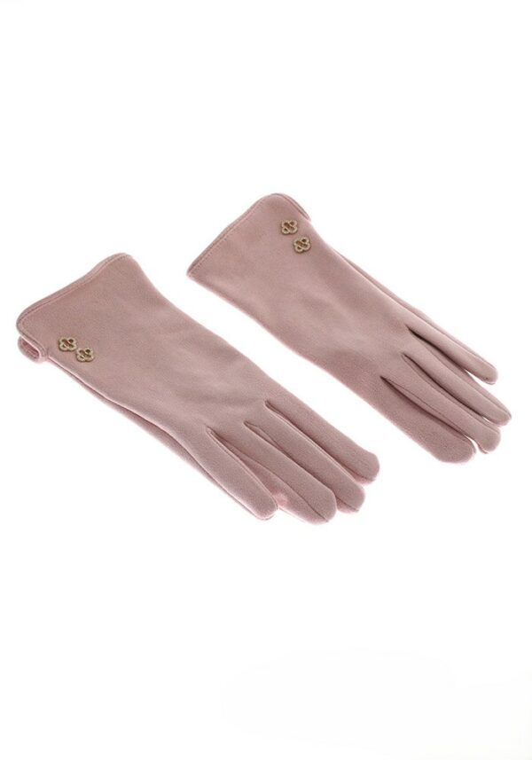 Gants Double Charme - Rose
