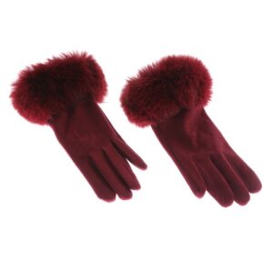 Gants Caresse Royale - Rouge Écarlate
