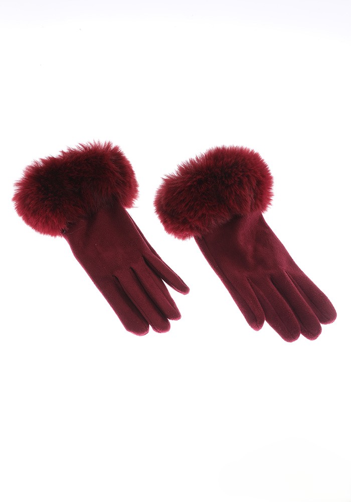 Gants Caresse Royale - Rouge Écarlate