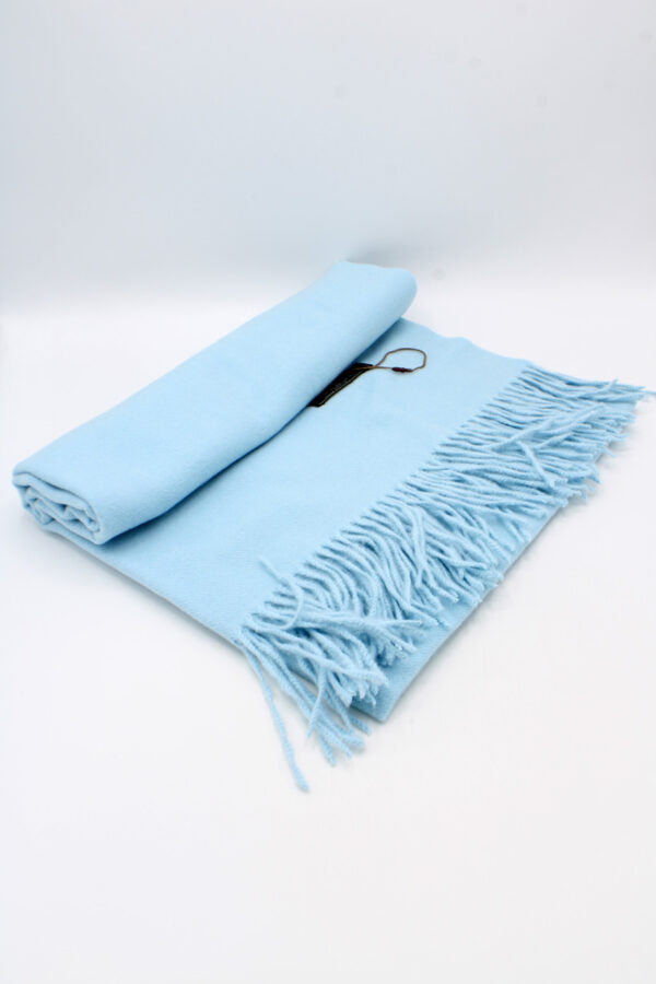 Écharpe Nuage de Soie - Bleu Ciel – Image 2