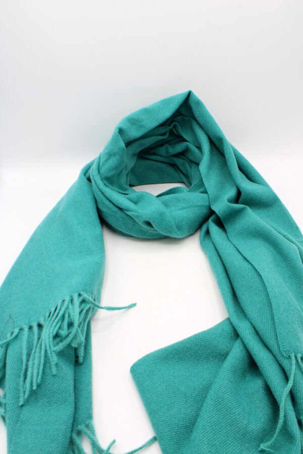 Écharpe Nuage de Soie - Cyan