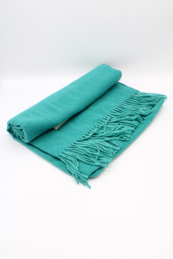Écharpe Nuage de Soie - Cyan – Image 2