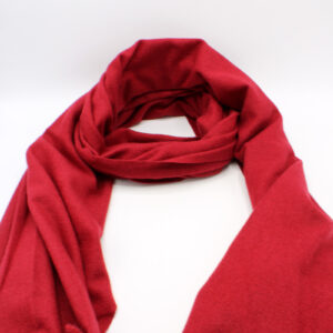 Écharpe Nuage de Soie - Rouge Écarlate