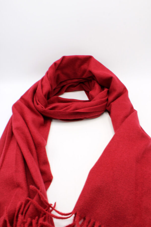Écharpe Nuage de Soie - Rouge Écarlate