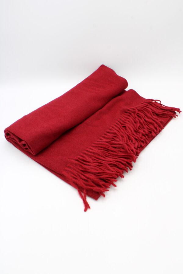 Écharpe Nuage de Soie - Rouge Écarlate – Image 2