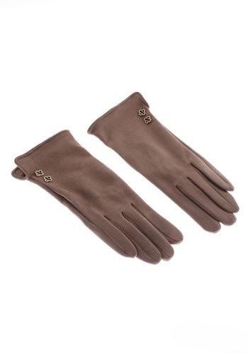 Gants Double Charme - Brun