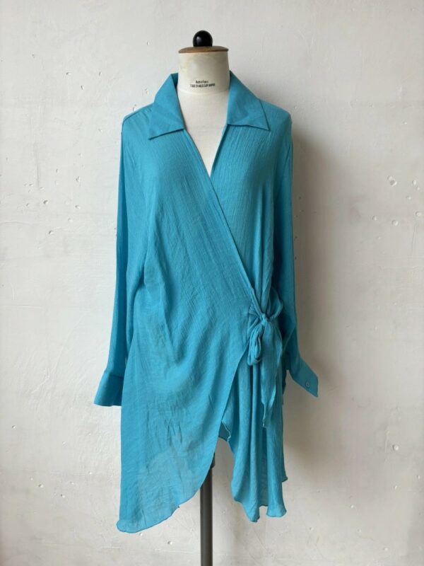 Chemise Douce Brise Bleu Turquoise