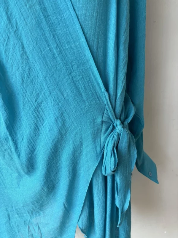 Chemise Douce Brise Bleu Turquoise – Image 4