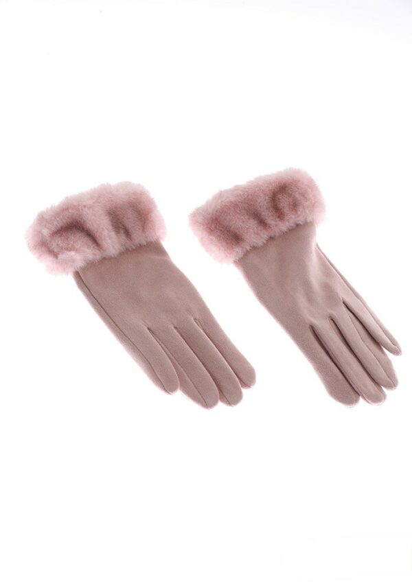 Gants Caresse Royale - Rose