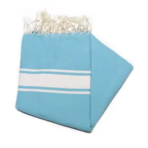 Foutah Classique Bleu Glacial
