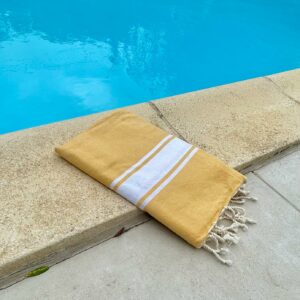Foutah Classique Jaune Safran