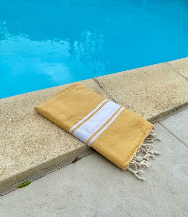 Foutah Classique Jaune Safran